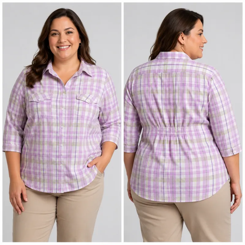 Camisa Feminina de Botão